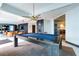 Resident game room with a billiards table, lounge seating and dedicated theatre room at 400 W Peachtree Nw St # 3711, Atlanta, GA 30308