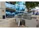 Outdoor grilling area featuring a grill and stone countertop, perfect for outdoor cooking at 400 W Peachtree Nw St # 3711, Atlanta, GA 30308