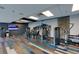 Well-equipped fitness center with modern exercise machines and TV for a convenient workout at 400 W Peachtree Nw St # 3711, Atlanta, GA 30308