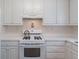 This kitchen features modern appliances and white countertops at 2325 Sailor Ln, Suwanee, GA 30024