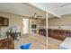 Finished basement with a built-in bookcase, entertainment area, and comfortable seating, great for Gathering time at 7490 Hunters Ridge Dr, Douglasville, GA 30134