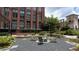 Charming courtyard featuring crushed gravel and comfortable outdoor seating at 170 Boulevard Se # 221E, Atlanta, GA 30312