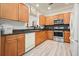 Modern kitchen with stainless appliances, granite countertops, and bright natural light at 2521 Eden Ridge Ln # 7, Acworth, GA 30101
