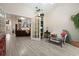 Open living room with hardwood floors, fireplace and view to living area at 2521 Eden Ridge Ln # 7, Acworth, GA 30101