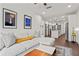 Comfortable living room showcasing an open floor plan into the kitchen at 12 Becker Nw Pl, Atlanta, GA 30307