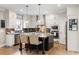 Bright kitchen with white cabinets, granite countertops, stainless steel appliances, and a large island at 1270 Briarwood Ne Rd, Atlanta, GA 30319