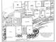 Detailed floor plan showcasing the layout of this home, including the living spaces and bedrooms at 5157 Wellisford Ct, Suwanee, GA 30024