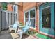 Inviting patio with cozy seating and colorful plants, creating a welcoming outdoor space at 4177 Elder Ln, Duluth, GA 30096