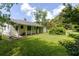 Spacious backyard with lush green grass and mature trees, offering plenty of room for outdoor activities at 849 N Park Ave, Marietta, GA 30060