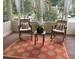 Cozy screened porch with comfortable seating, area rug and tranquil views of the surrounding greenery at 2732 Arbor Se Ave, Atlanta, GA 30317