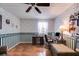 Well-lit office with hardwood flooring at 1876 Kathy Ct, Douglasville, GA 30135