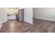 Open-concept kitchen showcases stainless steel appliances and seamless flow to living spaces at 4095 Indian Creek Cir, Stone Mountain, GA 30083