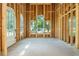 New home construction showcasing framed windows, a door to the exterior, and a concrete floor at 5271 Oglethorpe Ct, Powder Springs, GA 30127
