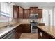 Well-equipped kitchen with stainless steel appliances, granite countertops, and ample cabinet space at 1786 Jameson Cir, Lawrenceville, GA 30043