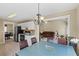 Eat-in kitchen featuring stainless steel appliances and granite countertops at 185 Fox Run, Loganville, GA 30052