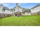 A spacious backyard with a well-maintained lawn and gazebo, perfect for outdoor enjoyment at 191 Baywood Way, Hiram, GA 30141