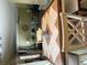 Cozy dining area with a charming table and views of the living room at 191 Baywood Way, Hiram, GA 30141