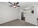 Dining room featuring a ceiling fan and view of the kitchen at 1910 Countryside Se Pl, Smyrna, GA 30080