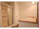 Clean bathroom with a new shower and vanity at 217 Bridgewater Trl, Canton, GA 30115