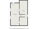 Layout of basement showing the recreation room and additional basement area at 6300 Blackwater Trl, Atlanta, GA 30328
