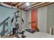 Basement gym with exercise machine and treadmill at 4208 Sierra Creek Ct, Hoschton, GA 30548