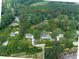 Aerial view of the property highlighting its lot size and location on East Cherokee Dr at 10307 E Cherokee Dr, Canton, GA 30115