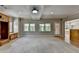 Bonus room with an entertainment center, recessed lights, and natural light at 6010 Somerset Ct, Suwanee, GA 30024