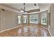 Bright breakfast nook featuring tile floors and natural light from many windows at 6010 Somerset Ct, Suwanee, GA 30024