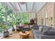 Cozy sunroom featuring comfortable seating and natural light, perfect for relaxation at 12160 Oak Hollow Way, Alpharetta, GA 30005