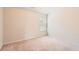 Bright bedroom featuring neutral walls, soft carpet, and a window with blinds at 219 Sleepy Way, Canton, GA 30114