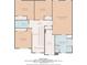 Detailed second floor plan showing layout of bedrooms, bathrooms, and walk-in closet at 219 Sleepy Way, Canton, GA 30114