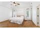 Light and bright main bedroom with plush carpeting, vaulted ceiling, white trim and large window at 2720 Stillwater Lake Ln, Marietta, GA 30066