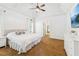 Spacious main bedroom featuring a vaulted ceiling, plush carpeting and white walls and trim at 2720 Stillwater Lake Ln, Marietta, GA 30066