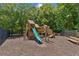 Community playground with slide, climbing area, and benches at 2720 Stillwater Lake Ln, Marietta, GA 30066
