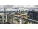 Expansive city skyline view from a balcony of a residential tower at 855 Peachtree Ne St # 3304, Atlanta, GA 30308