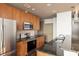 Well-appointed kitchen with stainless steel appliances, granite counters, and sleek cabinetry at 855 Peachtree Ne St # 3304, Atlanta, GA 30308