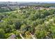Aerial view of the neighborhood highlights the lush tree cover and proximity to amenities at 2703 Carolyn Se Dr, Smyrna, GA 30080