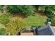 Overhead shot of expansive backyard with lush greenery, perfect for outdoor enjoyment at 5004 Haralson Sw Way, Lilburn, GA 30047