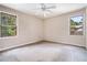 Bedroom with large windows offering beautiful views and natural light at 5419 Ahyoka Dr, Morrow, GA 30260