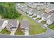 Overhead view of a well-planned community featuring beautiful homes with manicured lawns and tree-lined streets at 1459 Bennett Creek Ovlk, Suwanee, GA 30024