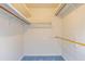 This is a walk-in closet with blue carpet at 166 Muse Rd, Fayetteville, GA 30214
