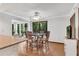 Bright dining area with a ceiling fan and outside view at 3152 Sycamore Ln, Marietta, GA 30066
