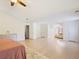 Spacious main bedroom with an adjacent sitting area separated by interior door at 5841 Cobalt Dr, Powder Springs, GA 30127