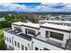 Rooftop view of modern townhomes showing decks and patios at 2118 Iverson Se Dr, Smyrna, GA 30080