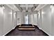 Finished basement area featuring recessed lighting and access to the backyard at 2875 Daniel Park Run, Dacula, GA 30019