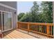 Private deck with sliding glass door and tree views at 2247 Pink Hawthorn Dr, Buford, GA 30518