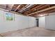 Unfinished basement with a small window at 3957 Evans Drive Dr, Lithia Springs, GA 30122
