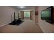 Spacious basement with carpet, a gym and TV and large windows with a view at 1622 Rivergreen Se Bnd # 26, Atlanta, GA 30339