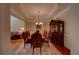 Formal dining room featuring a large wooden table and upholstered chairs at 1622 Rivergreen Se Bnd # 26, Atlanta, GA 30339