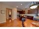 Spacious kitchen with an island, hardwood floors, and stainless steel appliances at 1622 Rivergreen Se Bnd # 26, Atlanta, GA 30339